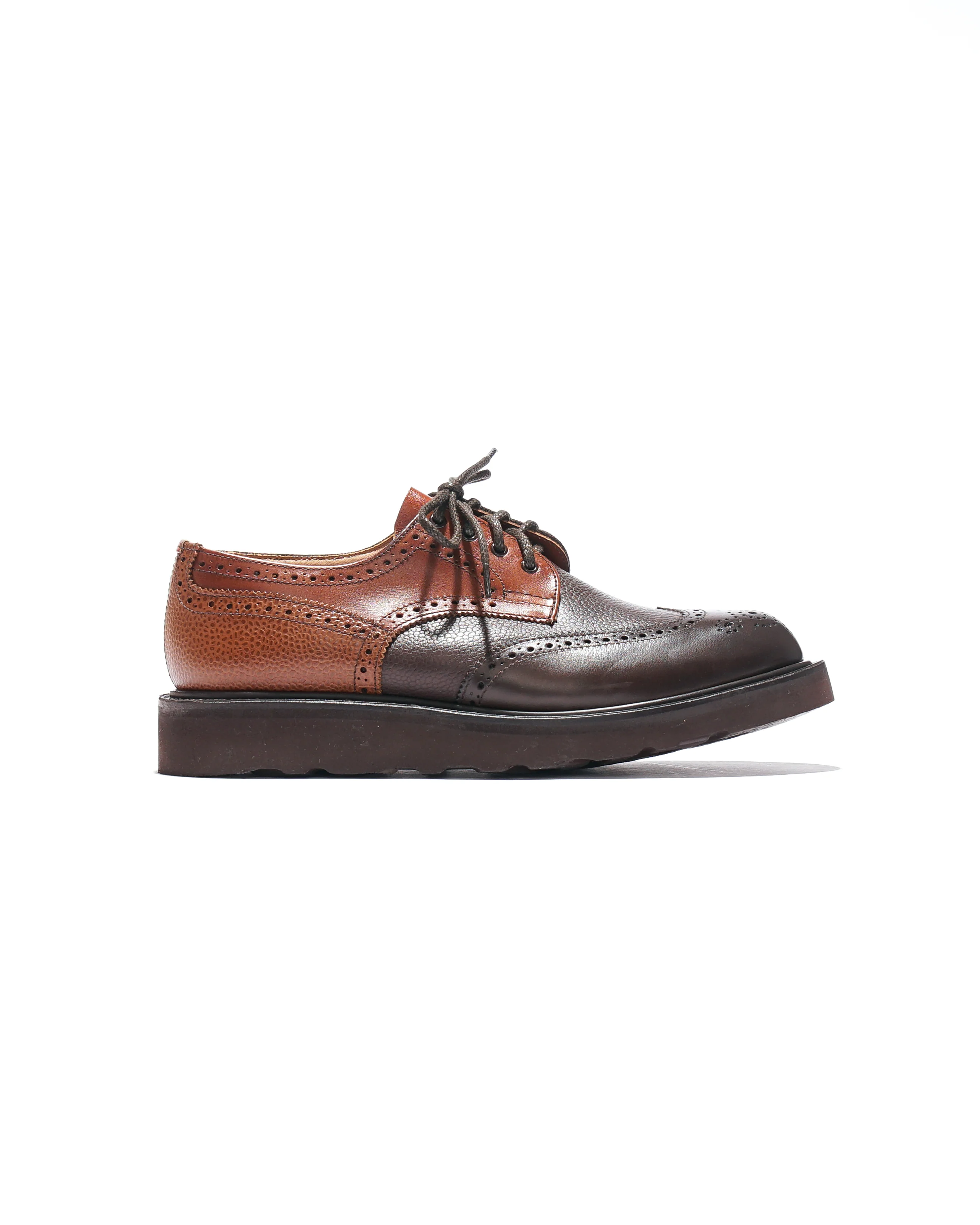 Bourton Brogue - Brown Multi Tone Morflex - Image 4