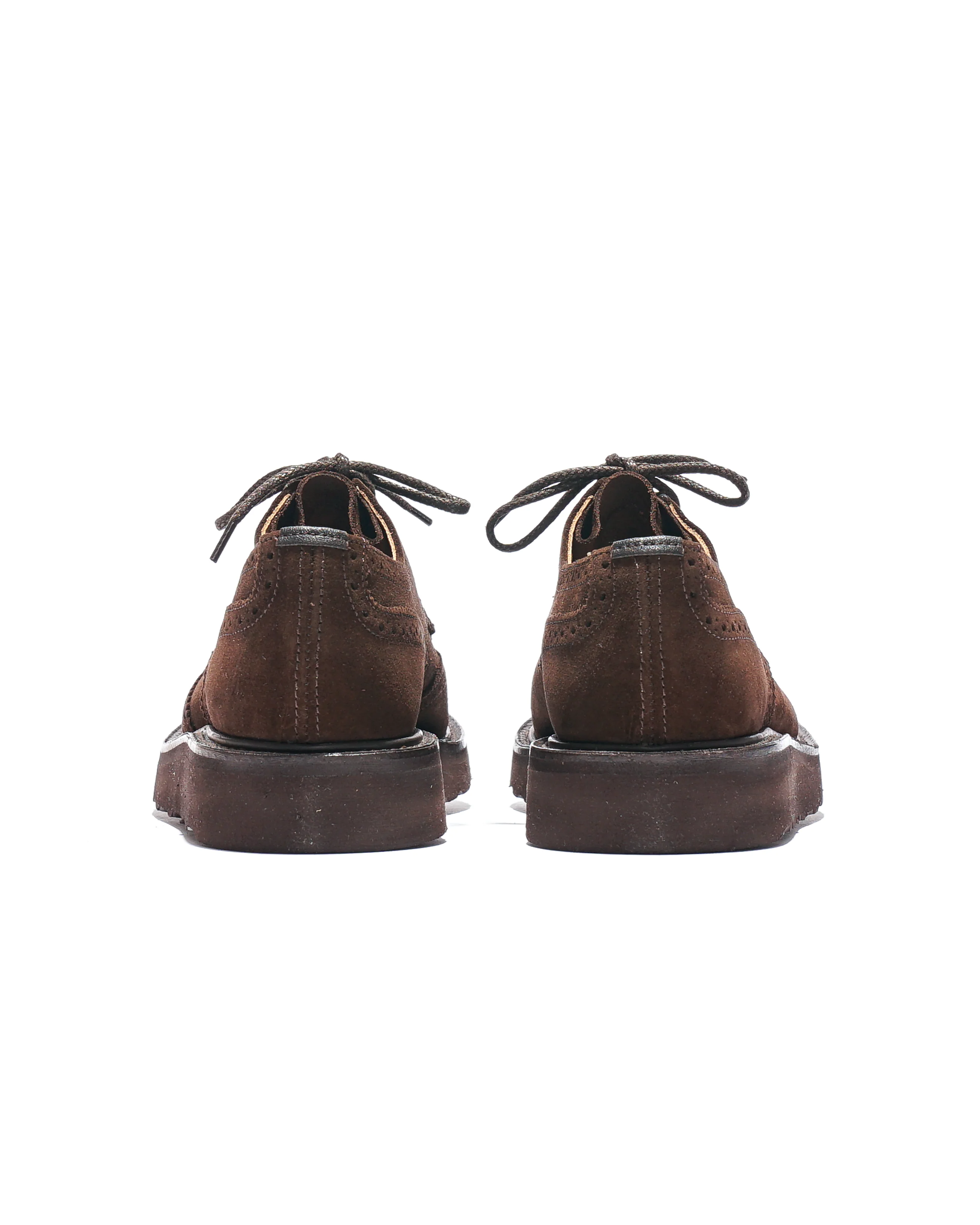 Engineered Garments x Tricker's Asymmetric Gibson - Brown Suede Morflex - Image 7