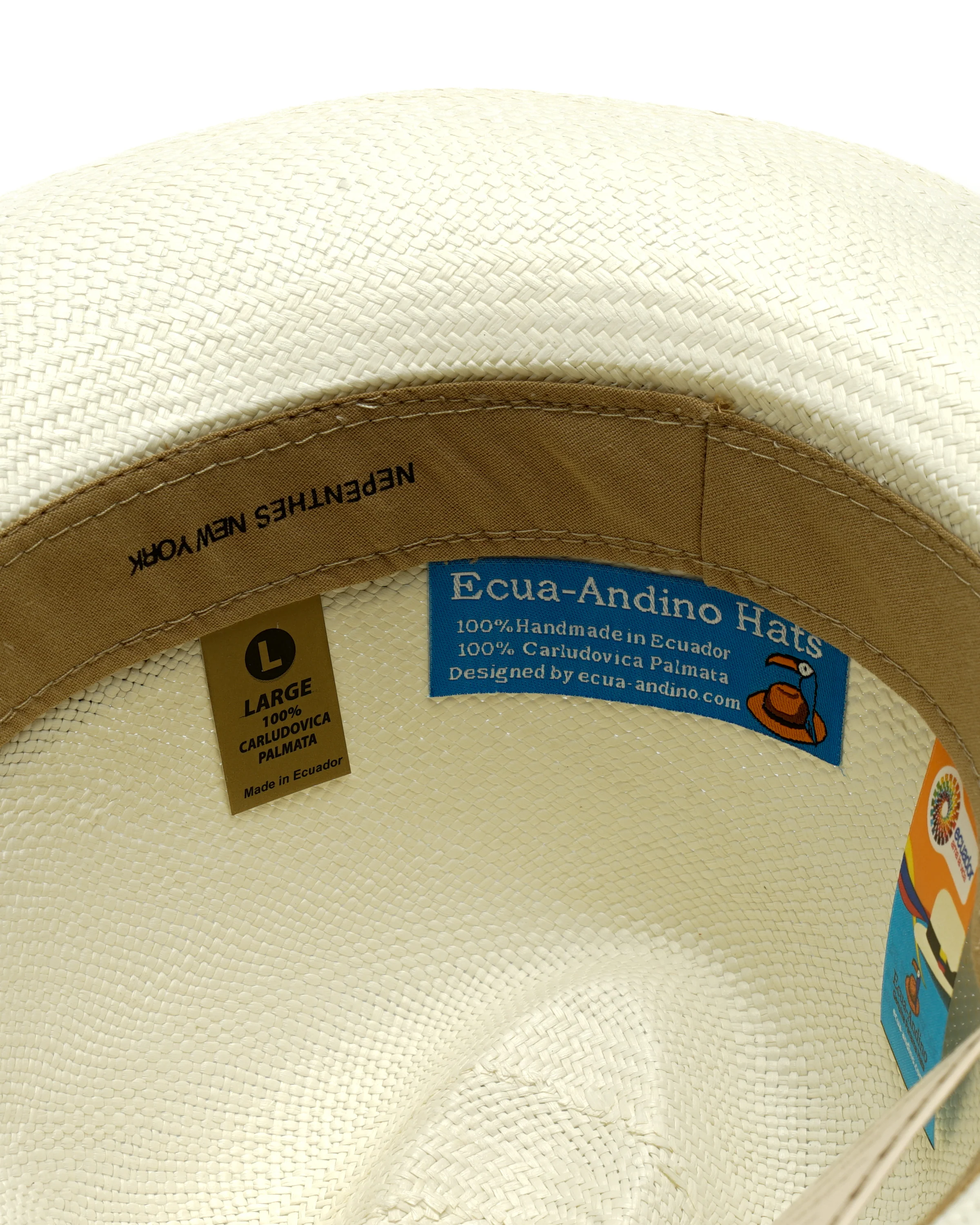 Classic Panama Hat - White - Image 3