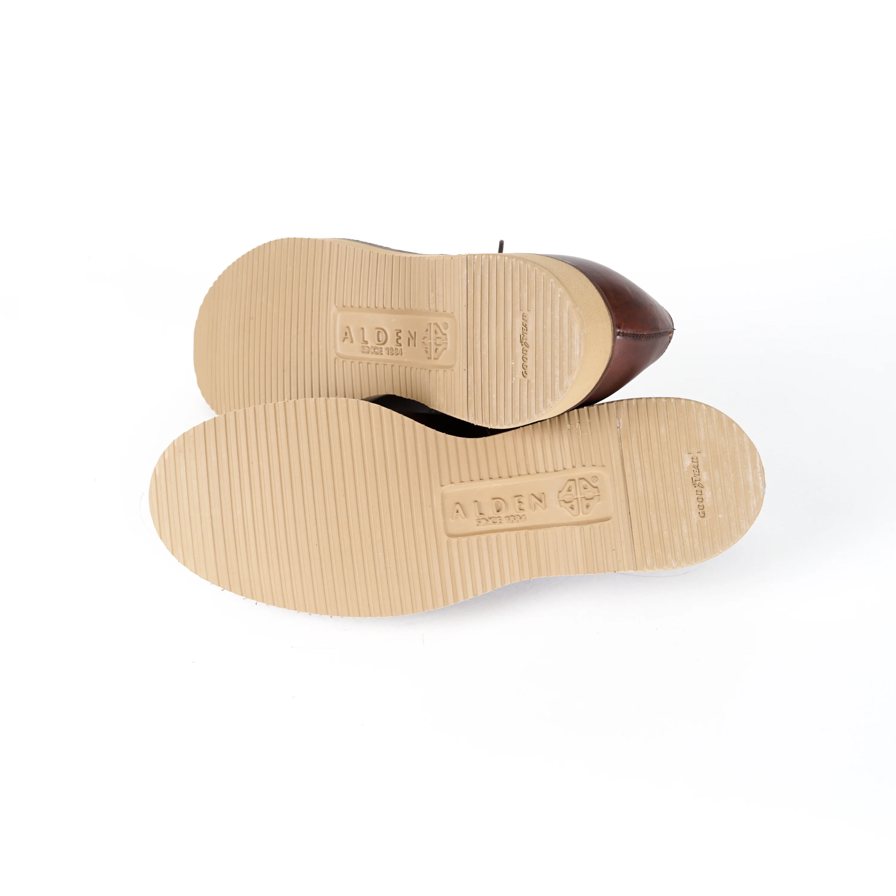 Engineered Garments x Alden - Algonquin Blucher - Brown Horween Chromexcel Natural Vibram Wedge - Image 6