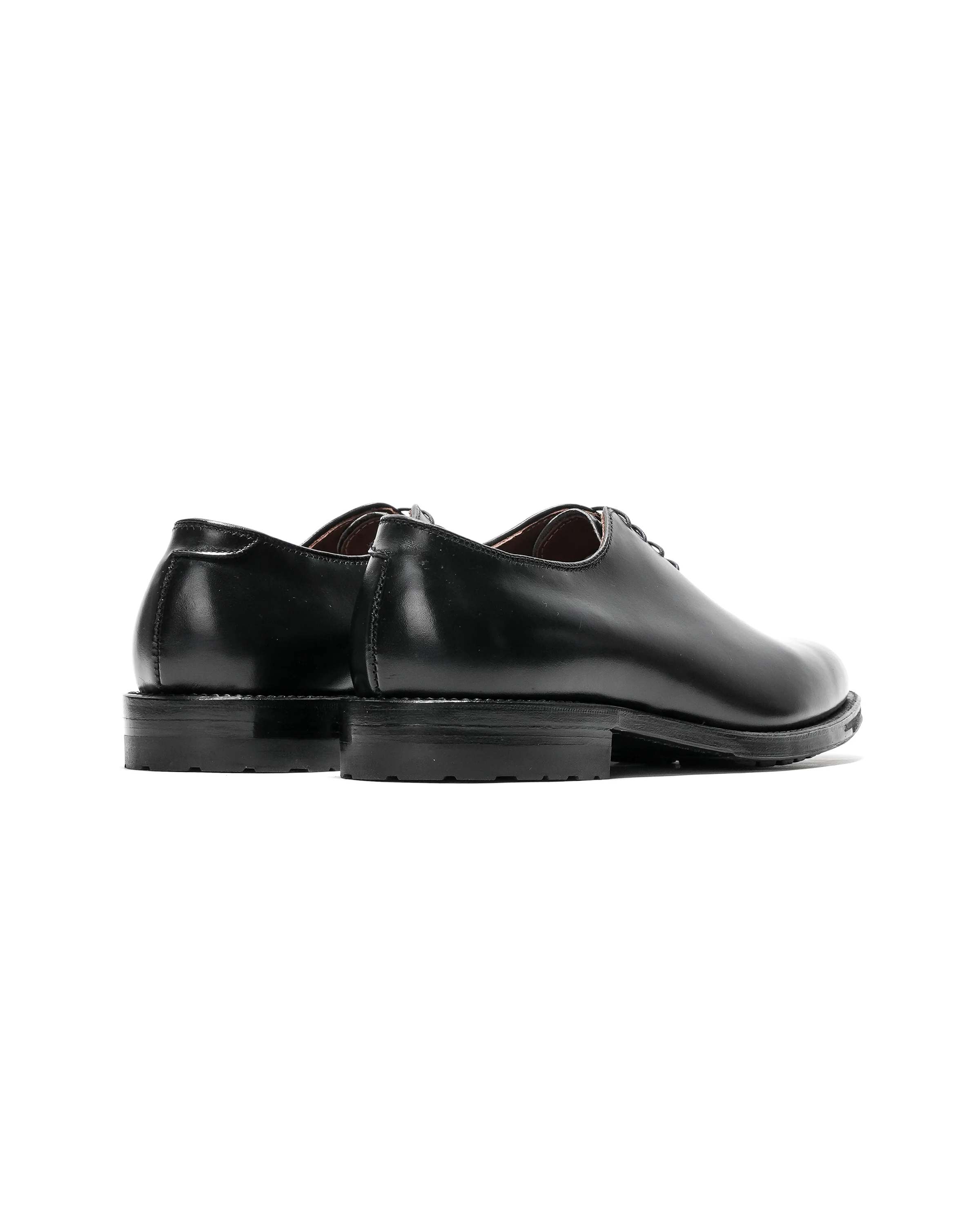 Engineered Garments x Alden - Wholecut Plain Toe Oxford - Black - Calf Skin - Image 3