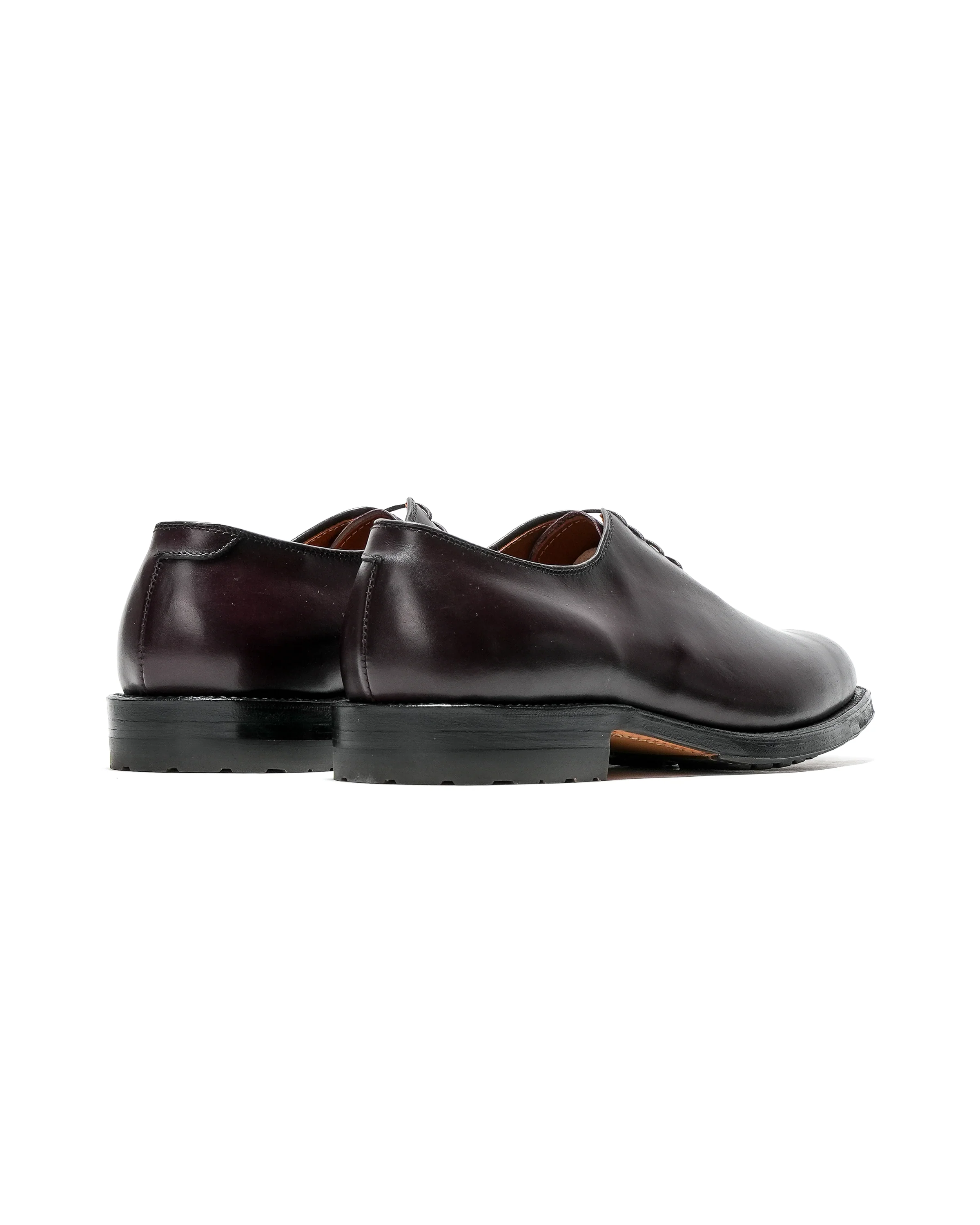 Engineered Garments x Alden - Wholecut Plain Toe Oxford - Burgundy - Calf Skin - Image 3