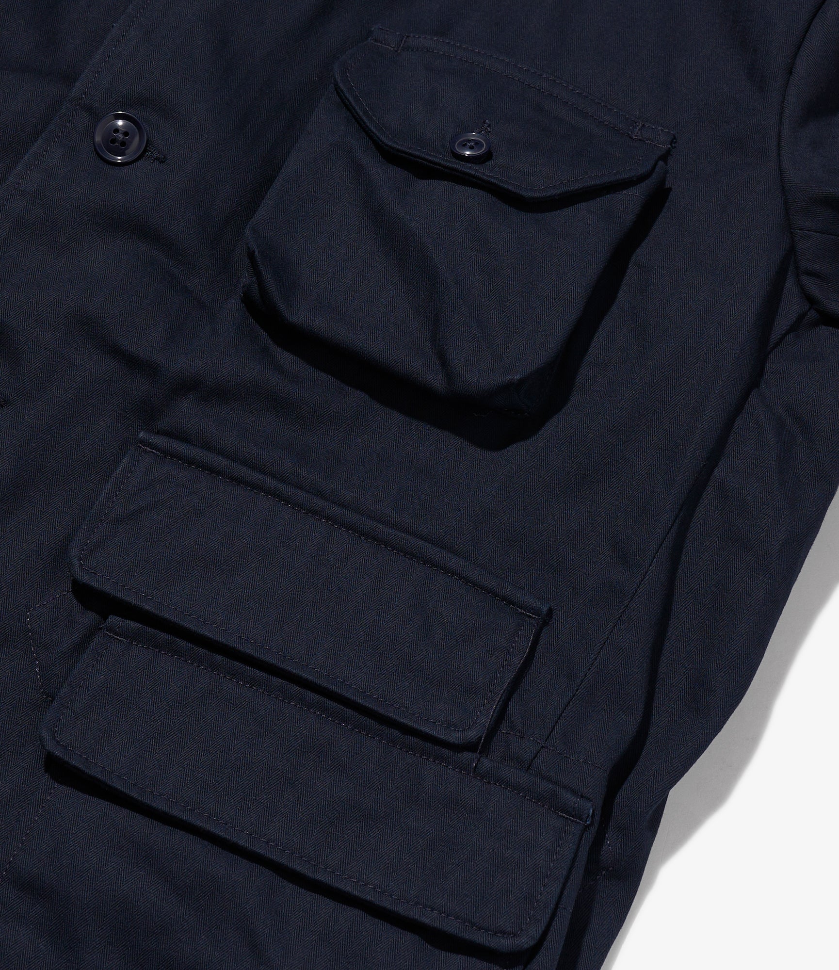 NNY x Blue in Green x Packer - Hunting Blazer - Dk. Navy Cotton Herringbone - Image 4