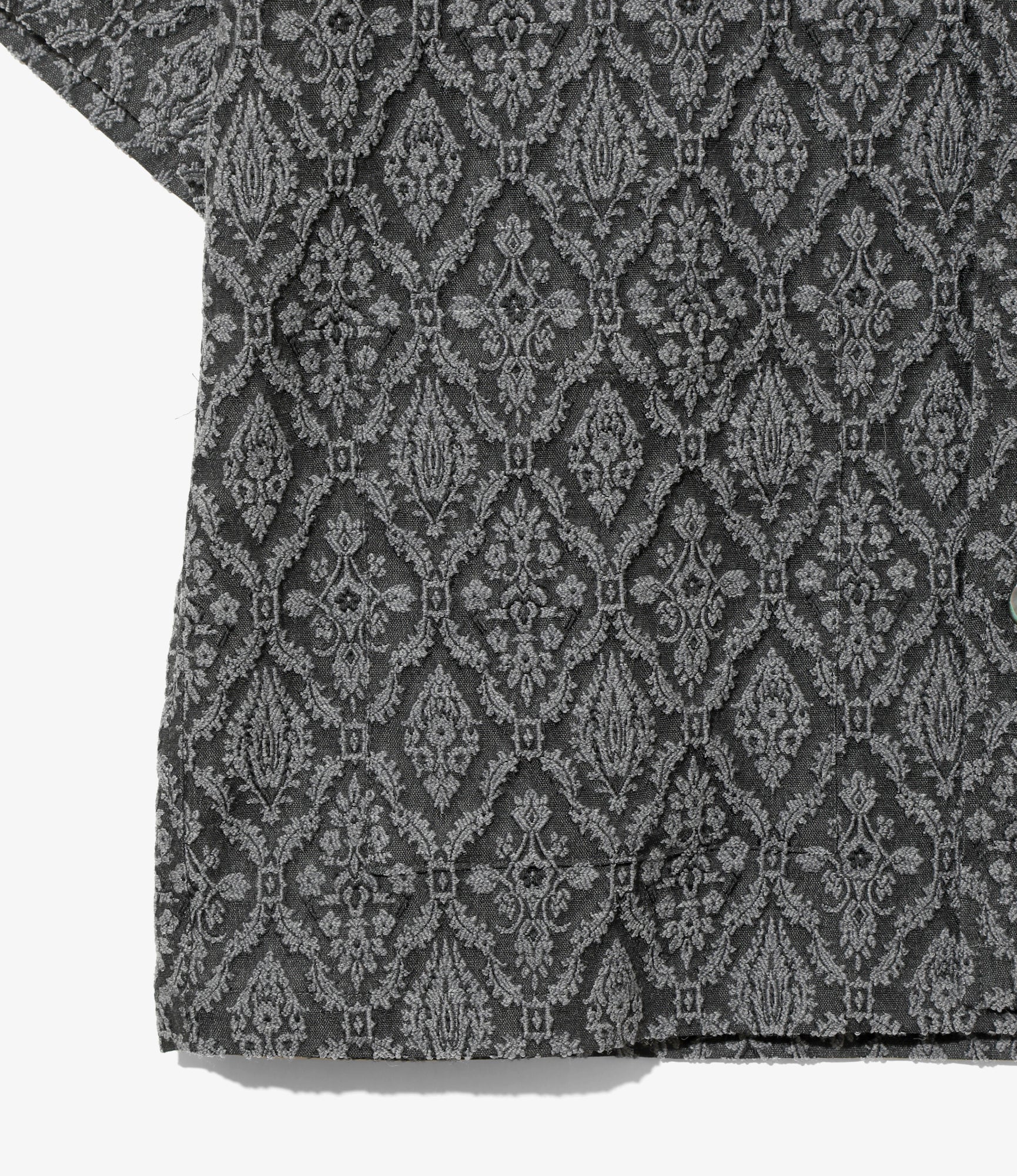 Cabana Shirt - Grey - Victorian Jacquard - Image 3