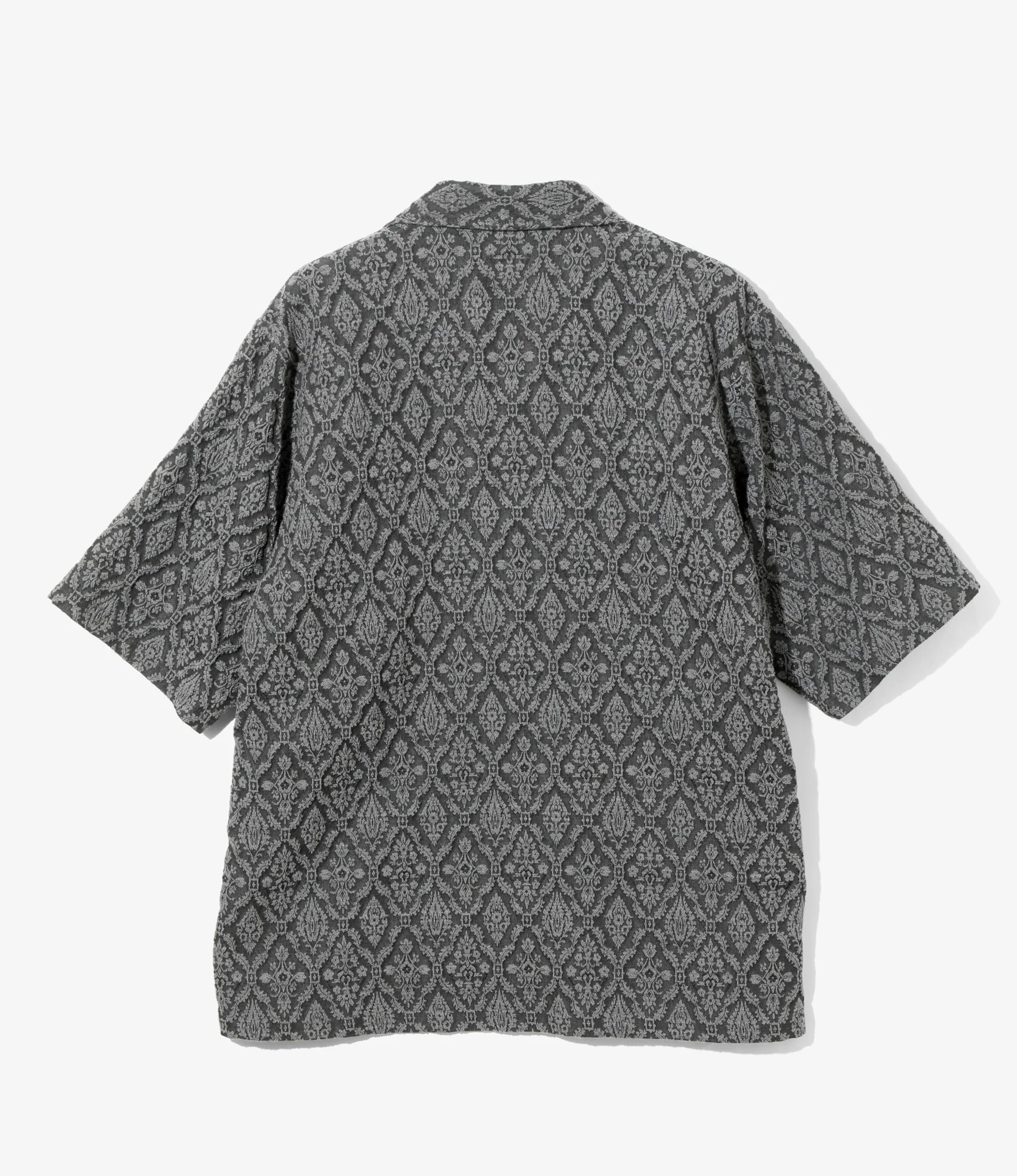 Cabana Shirt - Grey - Victorian Jacquard - Image 4