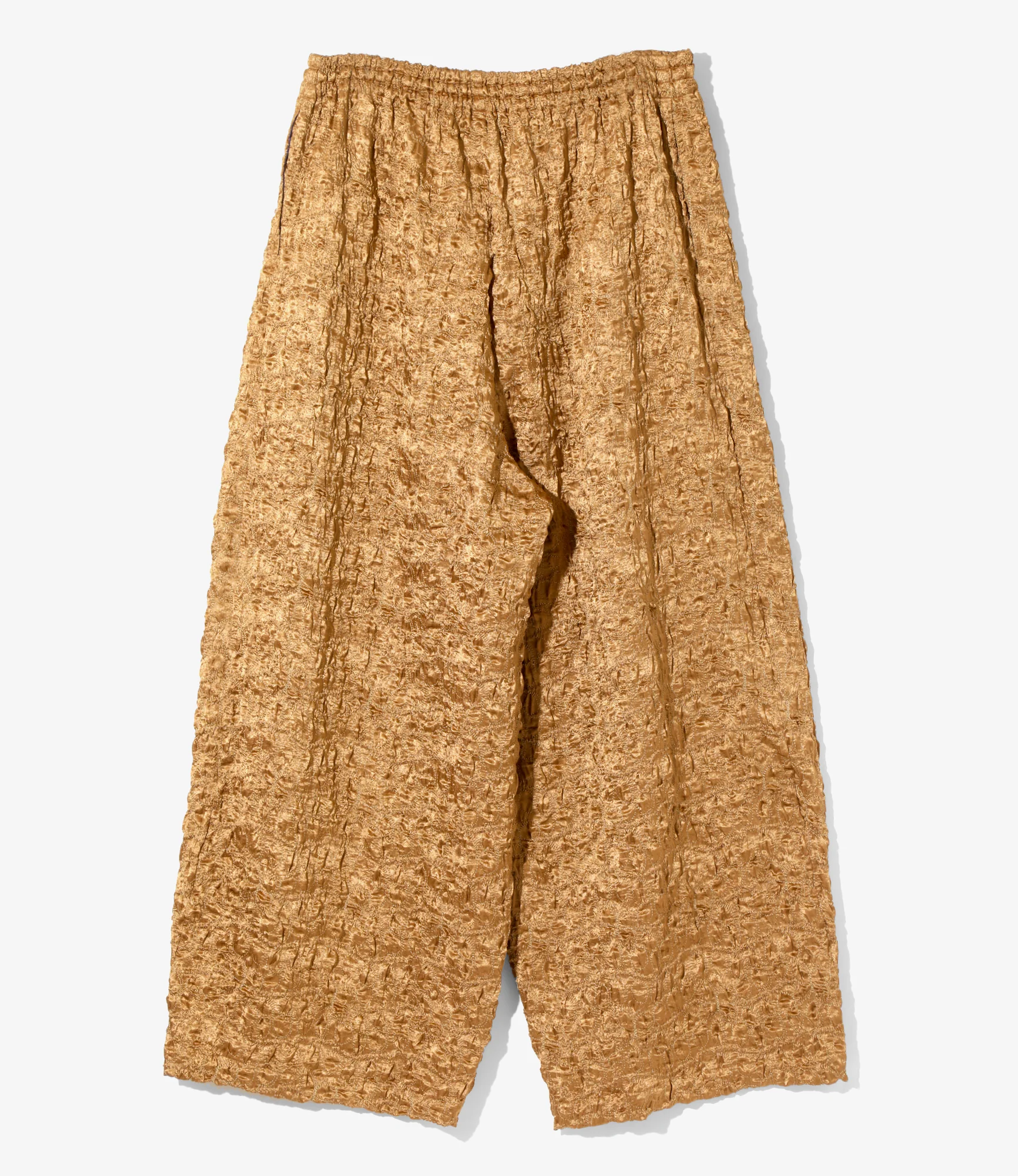 Women's H.D Pant - Brown - Embroidery Satin - Image 4