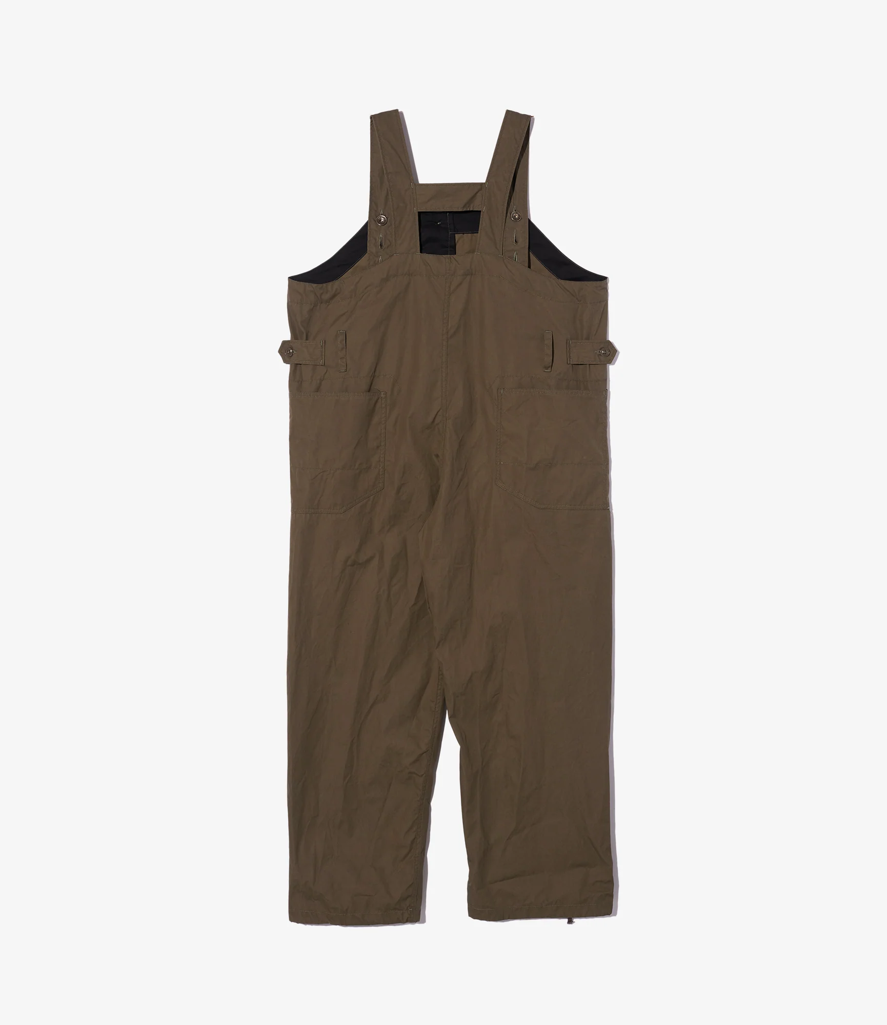 Overalls - Olive Coated Cotton Cloth - Image 3