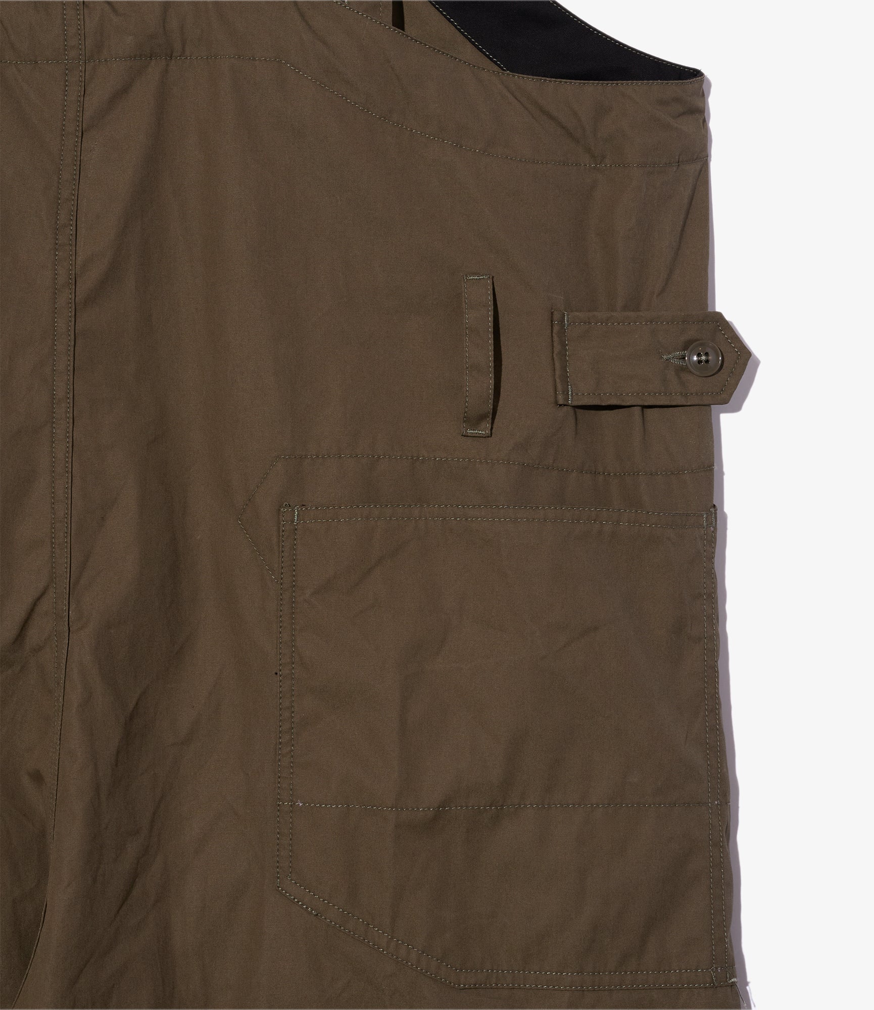 Overalls - Olive Coated Cotton Cloth - Image 4