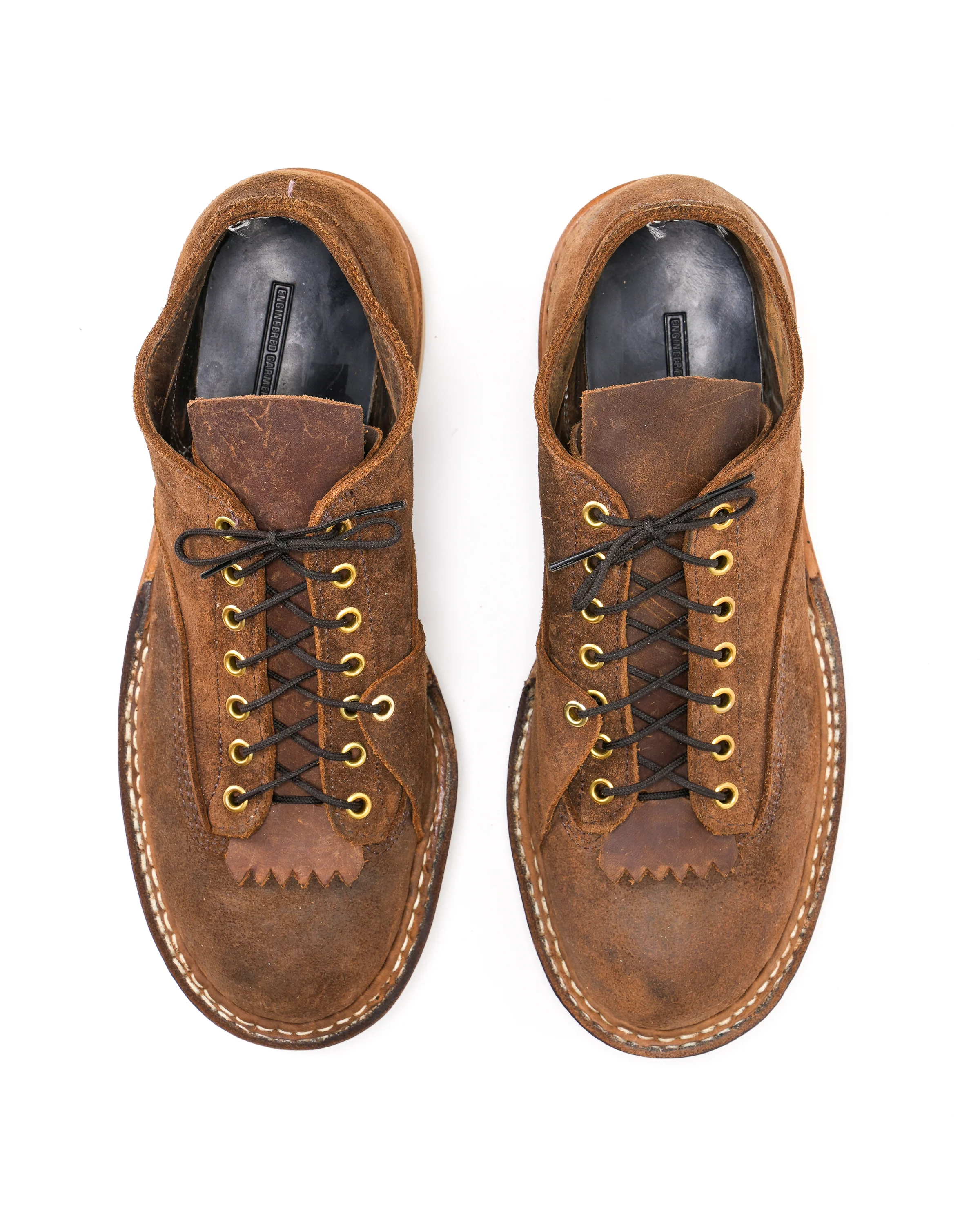 Engineered Garments x White's Boots - Pole Climber - Distress Rough Out - Low Cut - Image 4