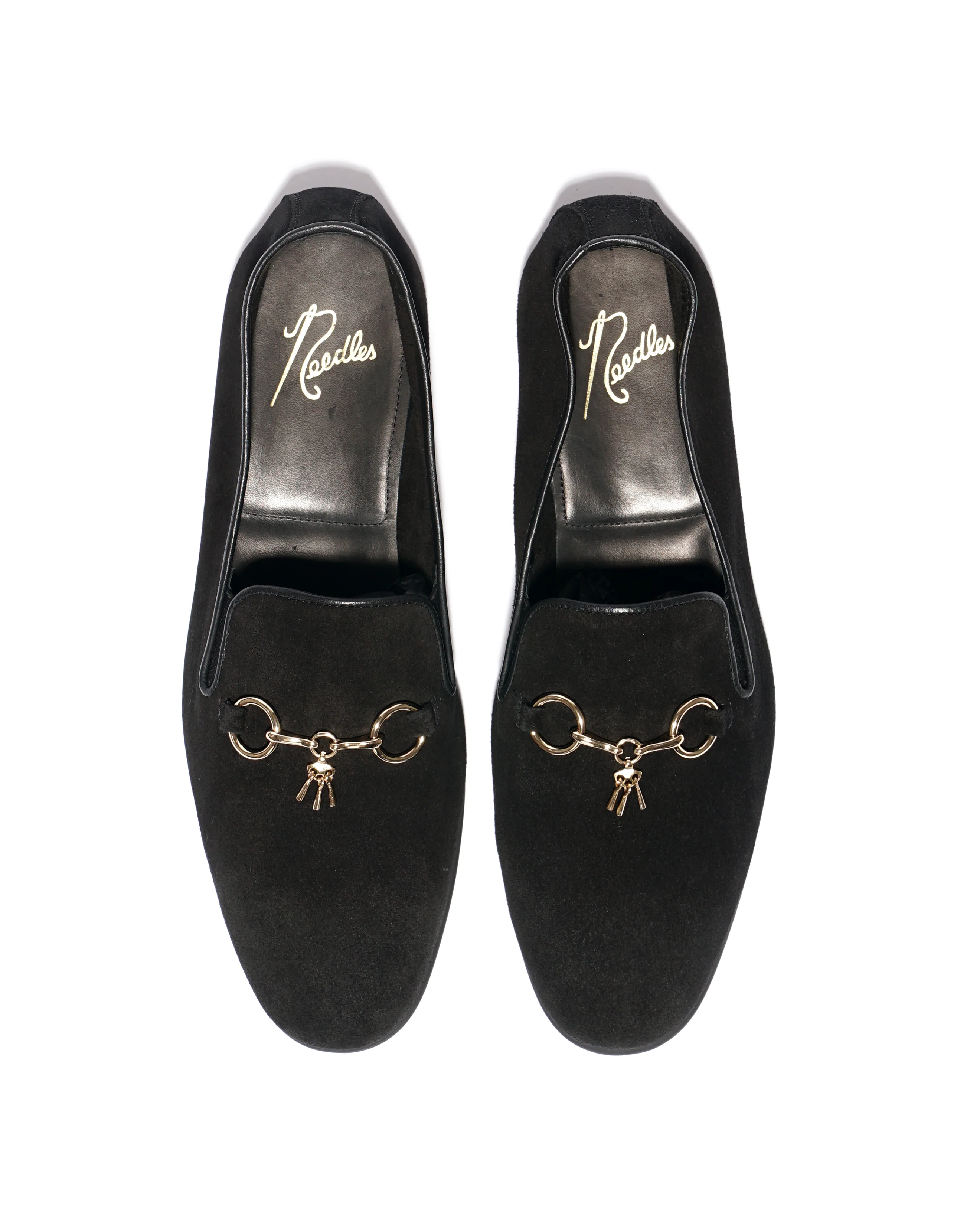 Tassel Bit Unlined Slip-on - Roughout - Black - Image 6